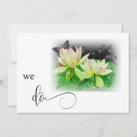 *~* RSVP QR LOTUS Lily WE DO Floral AR15 WEDDING