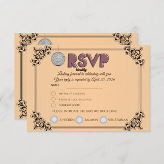 RSVP Reply Card | Confirm Attendance & Guest Count