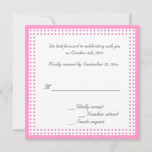 RSVP,response card for wedding invitation