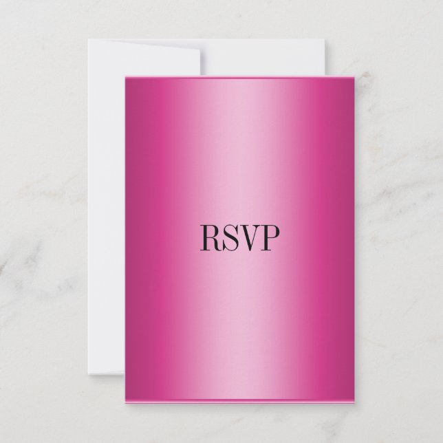 RSVP Response Card Pink All Events (Front)