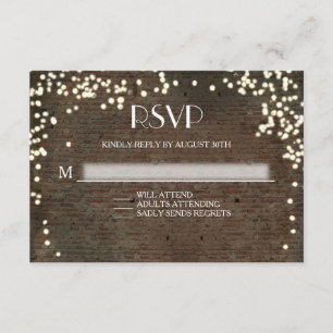 RSVP Response Industrial Chic Brick String Lights
