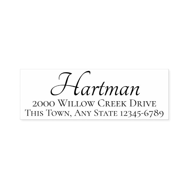 RSVP return address stamp (Design)