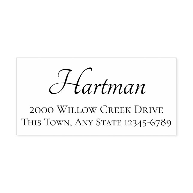 RSVP return address stamp (Design)