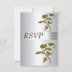 RSVP Silver Invitation