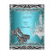 RSVP Teal Blue Zebra Leopard Print Party Shoes