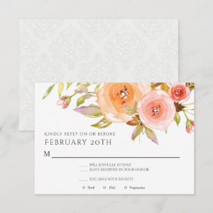 RSVP Template Wedding