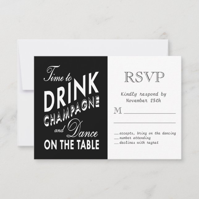 RSVP - Time to Drink Champagne (Front)