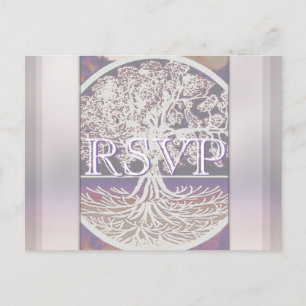 RSVP   Tree of Life Invitation Postcard