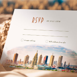 RSVP Wedding Insert New Orleans Destination Invitation