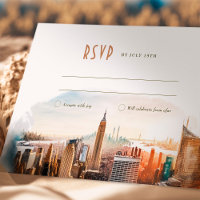 RSVP Wedding Insert New York Destination