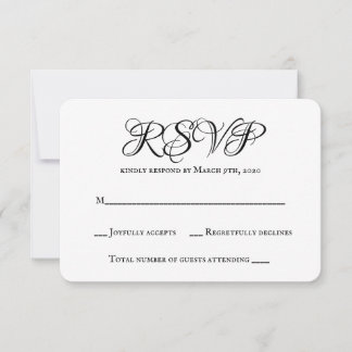 RSVP Wedding Invitation