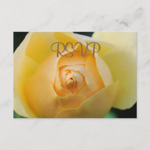 RSVP Yellow Rose Card