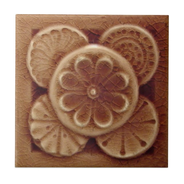 RT010 Faux-Relief Antique Reproduction Tile (Front)