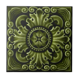 RT030 Faux-Relief Antique Reproduction Tile