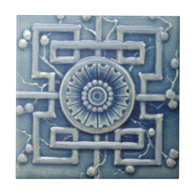 RT041 Faux-Relief Antique Reproduction Tile (Front)