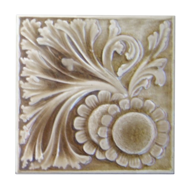 RT043 Faux-Relief Antique Reproduction Tile (Front)
