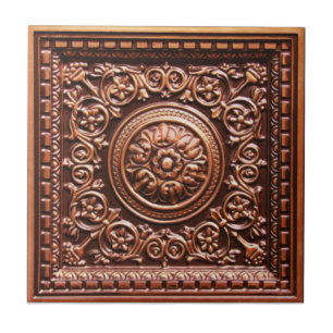 RT058 Faux-Relief Antique Reproduction Tile