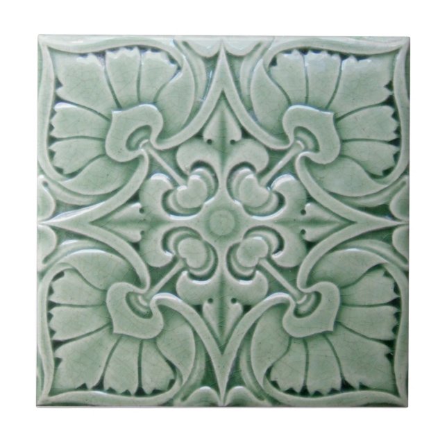 RT063 Faux-Relief Antique Reproduction Tile (Front)