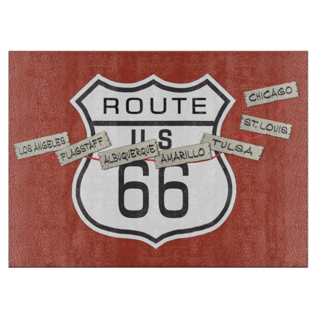 Rt 66 cutting board 2020 (Front)