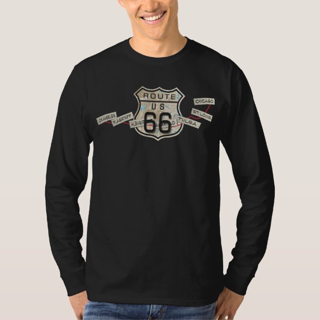 Rt 66 tee long sleeve (Front)