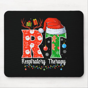 Rt Christmas Respiratory Therapy Christmas Rt Xmas Mouse Pad