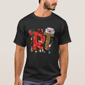 RT Nurses Life Squad Merry Nurse Christmas Nursing T-Shirt