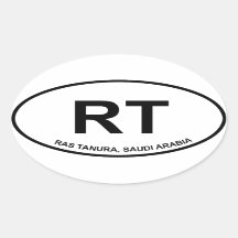 RT Oval Sticker
