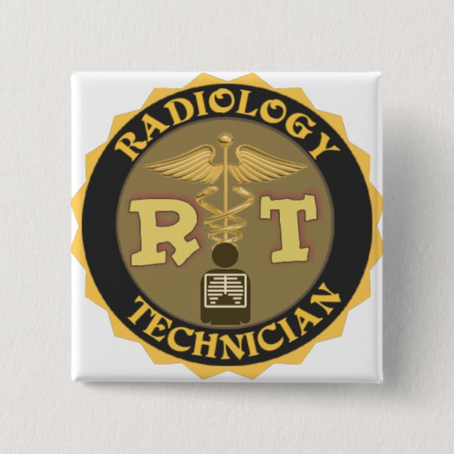 RT RADIOLOGY TECHNICIAN BADGE - LOGO (Front)