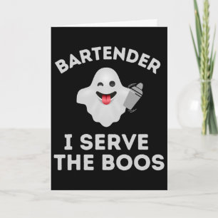 Rtender Halloween Shirt Rtender Ghost I Serve The Card