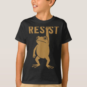 Rtland Frog Funny City Art - Rtland Frog Protest T-Shirt