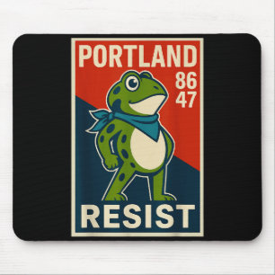 Rtland Frog Protest For Men And Women Mouse Pad