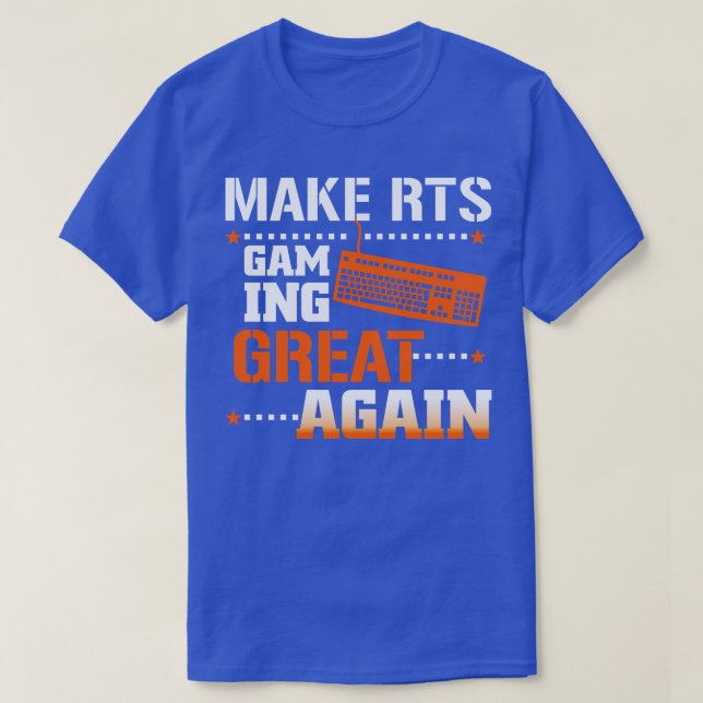 RTS Gaming Funny Gift T-Shirt (Design Front)