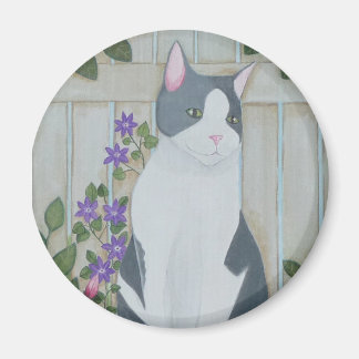 Ru And Roses Circular Magnet