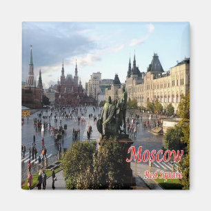 RU - Russia - MOSCOW - RED SQUARE Magnet