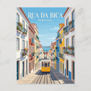 Rua da Bica Portugal Postcard