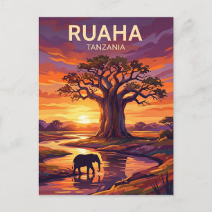 Ruaha National Park Tanzania Postcard