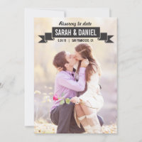 Ruban de charme sauver les cartes de date