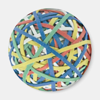 Rubber Band Ball Magnet