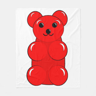 rubber bear fleece blanket