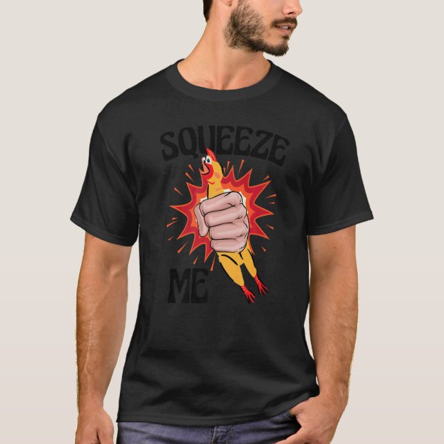 Rubber Chicken Funny Premium T-Shirt (Front)