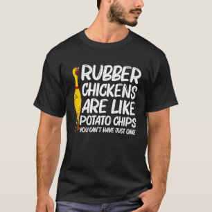 Rubber Chicken Men Women Rubber Chicken Costume T-Shirt