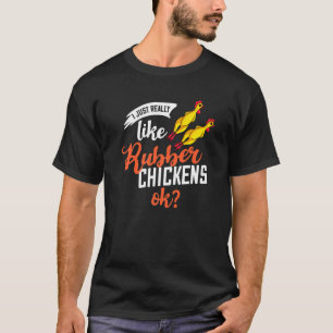 Rubber Chicken Screaming Costume T-Shirt
