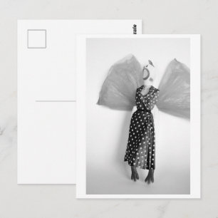 Rubber chicken with wings - Elle - Postcard