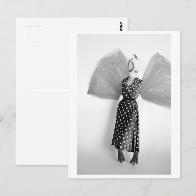 Rubber chicken with wings - Elle - Postcard (Front/Back)