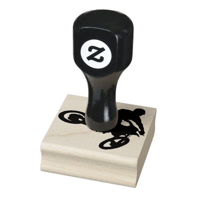 Rubber Dirt Bike Stamp (Stamp)