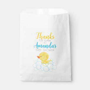 Rubber Duck Baby Shower Favour Treat Bags