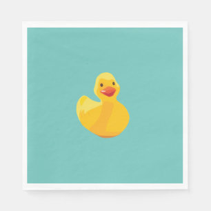 Rubber Duck Baby Shower Napkin