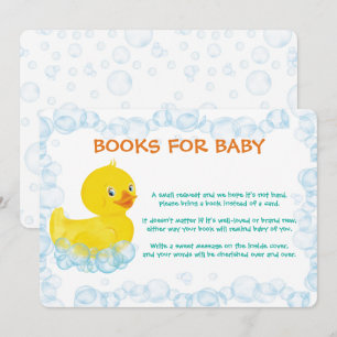 Rubber Duck Book for Baby Card