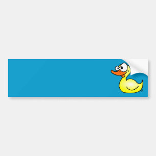 Rubber duck bumper sticker