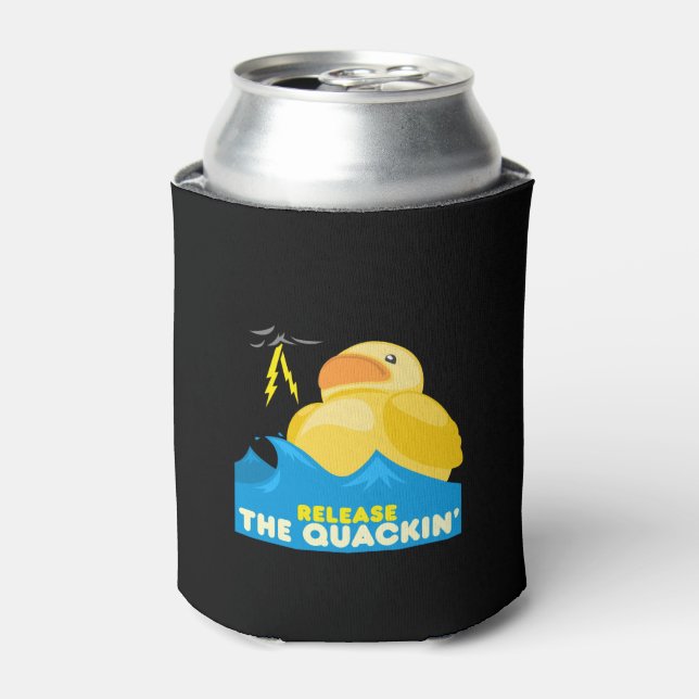 Rubber Duck Can Cooler (Can Front)